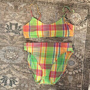 Ralph Lauren | Size S | Plaid Bikini Set